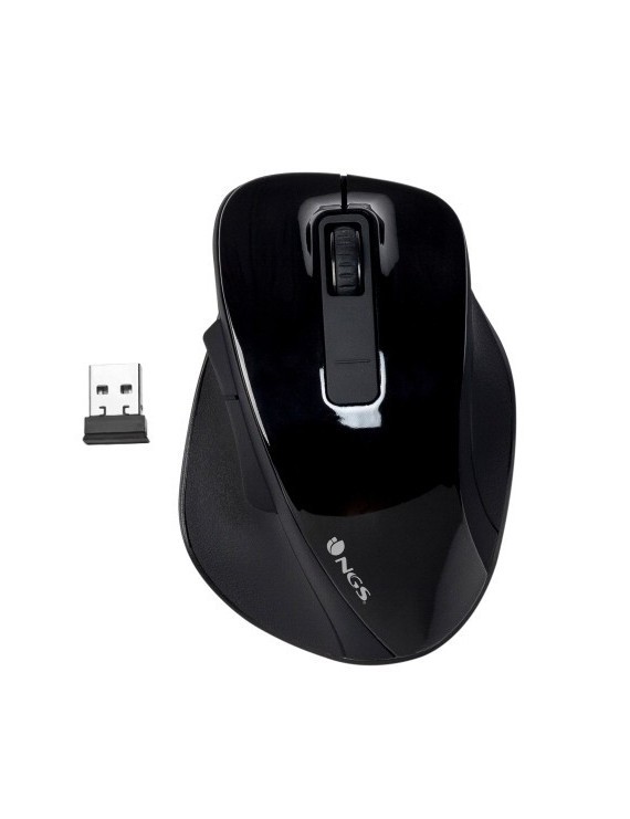 Raton Ngs Bow Optico Usb Negro