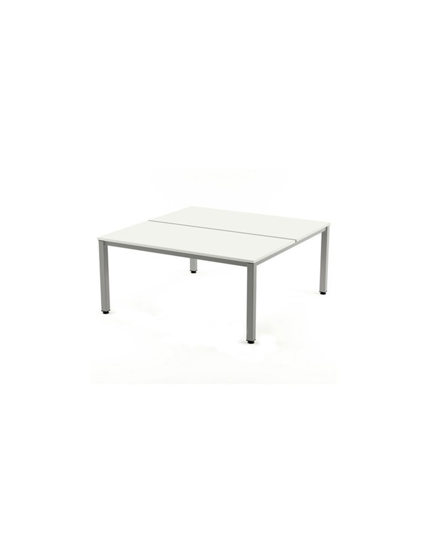 Mesa Rocada Executive 180X163 Al/Blanco