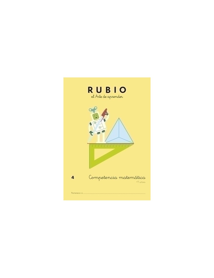 Cuaderno Rubio A4 Comp.Matematicas 4