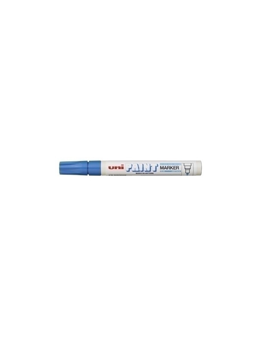 Marcador Uni-Ball Uni Paint Px-20 Azulcl