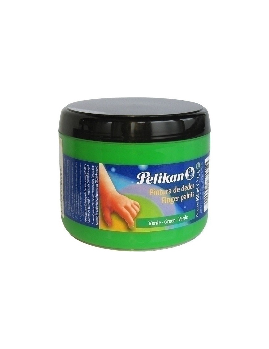 Pintura Dedos Pelikan 500 Ml Verde Amari