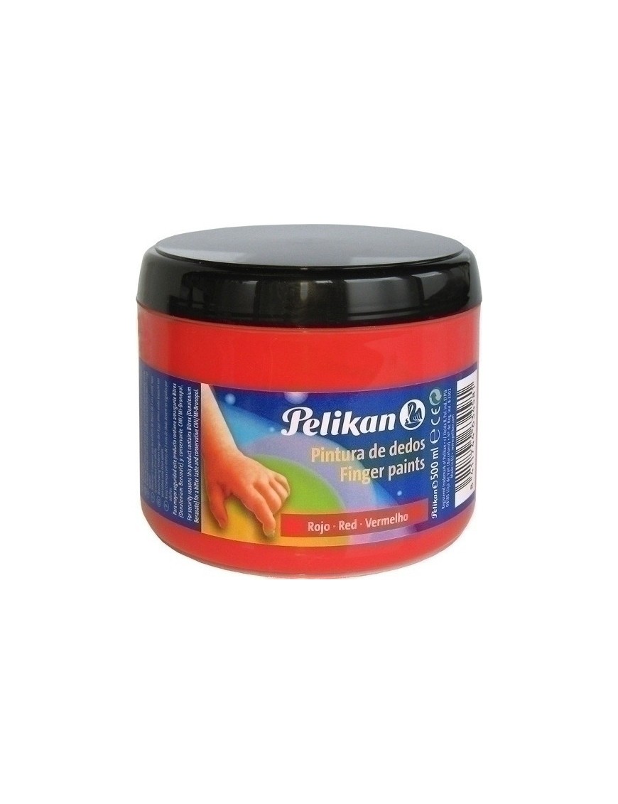 Pintura Dedos Pelikan 500 Ml Bermellon