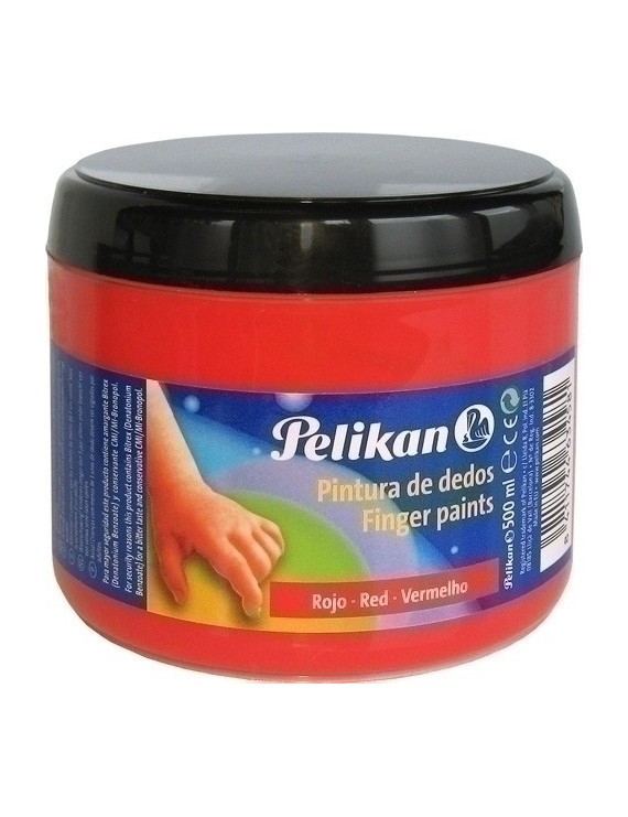 Pintura Dedos Pelikan 500 Ml Bermellon