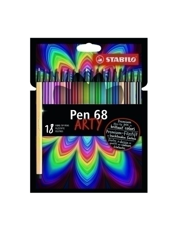 Rotul.Stabilo Pen 68 Arty Line C/18