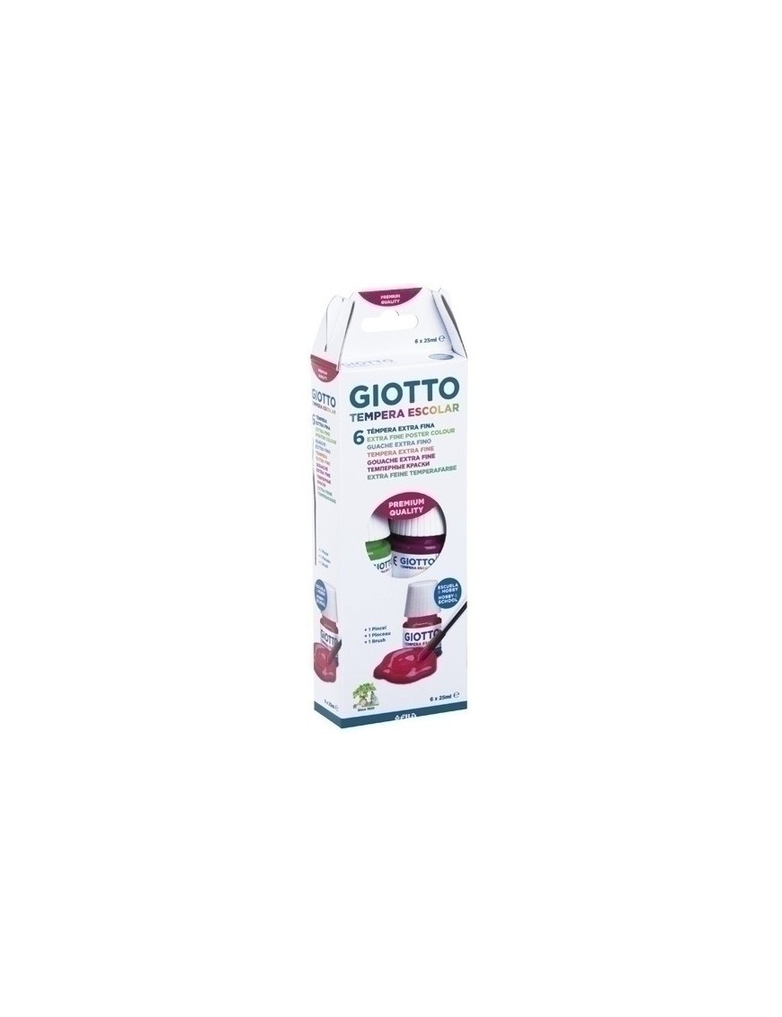 Tempera Giotto 25 Ml Estuche 6