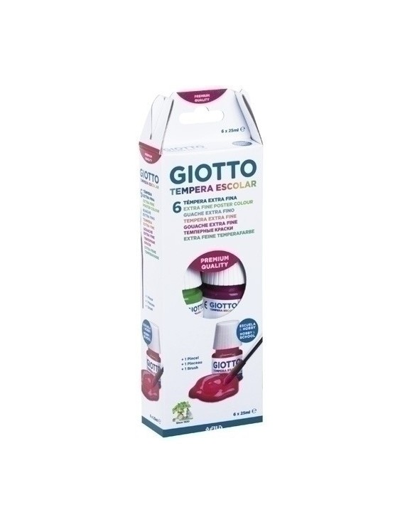 Tempera Giotto 25 Ml Estuche 6