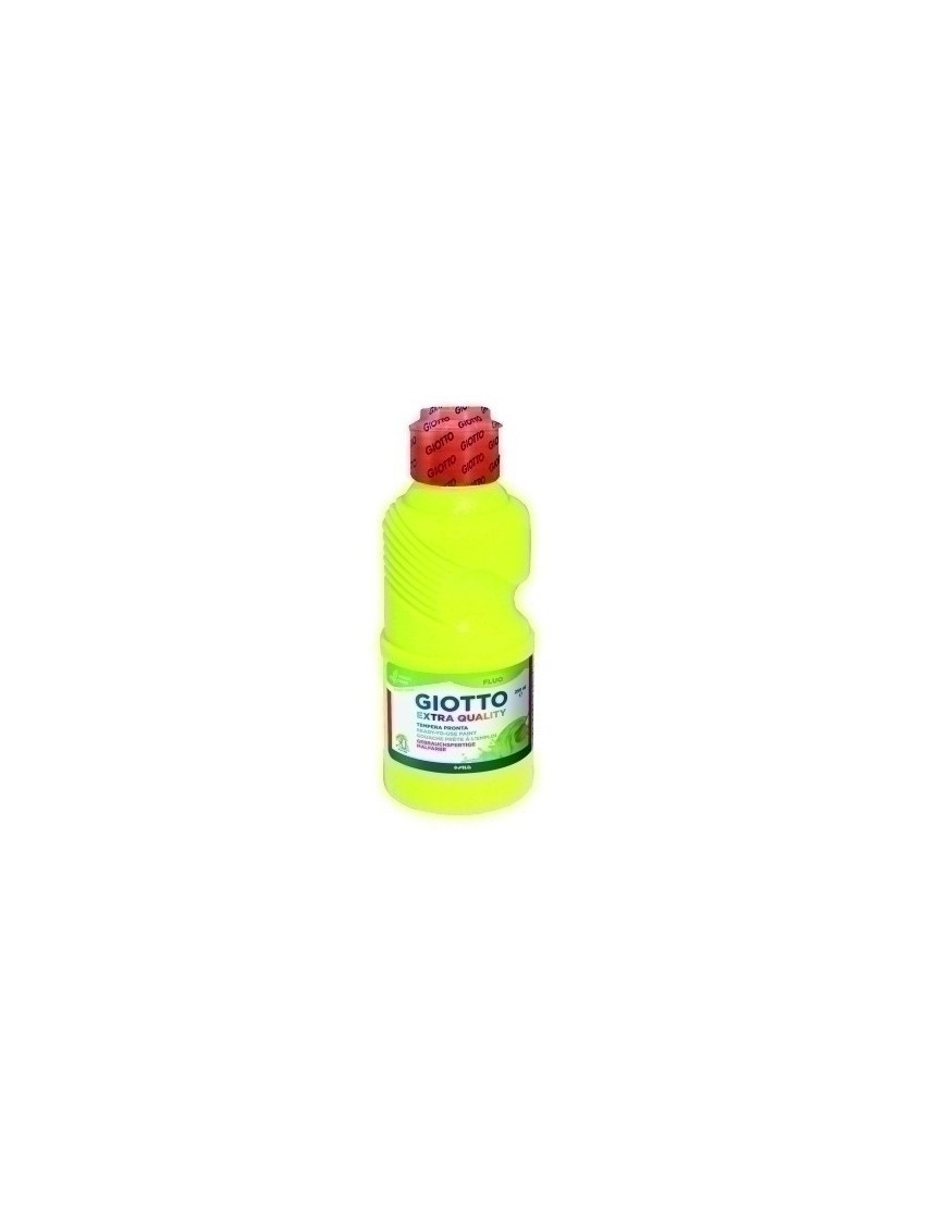 Tempera Giotto Liq.Fluo 250 Ml Amarillo