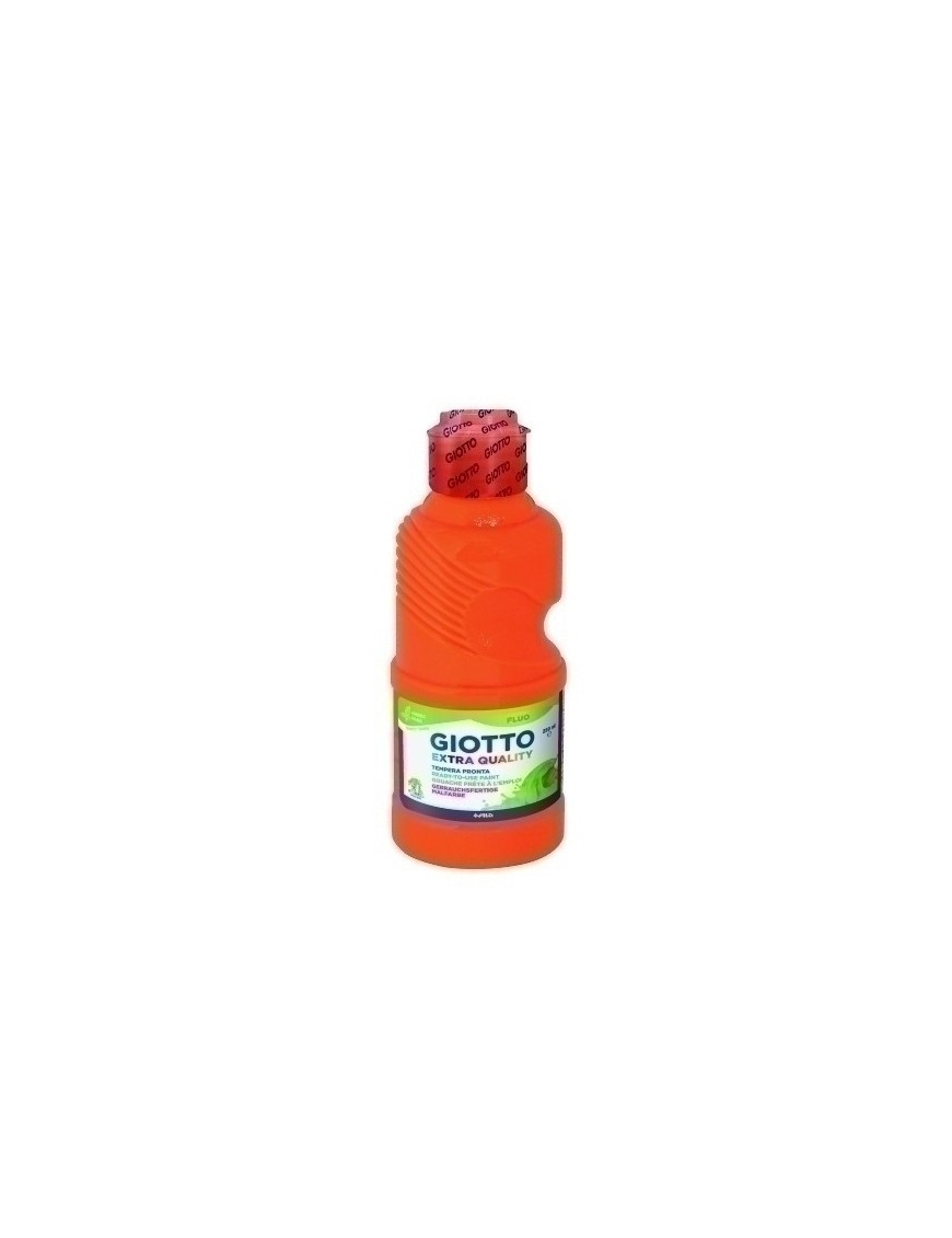 Tempera Giotto Liq.Fluo 250 Ml Naranja