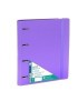 Carpebloc Carchivo Foam Style Pp A4+ 4 An.Mixtas 35Mm Con Rec. 120 Hj. Cuadric.4X4 Violeta