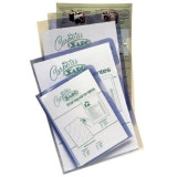 Dosier Angulo Recto Saro Pvc 280µ A4 Transparente Paquete De 50