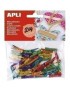 Pinzas Apli Madera Colores B/45