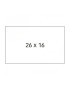 Etiquetas De Precios Apli Adh.Permanente 26X16 Mm Blanco Rollo 1.000 Uds. Pack De 6
