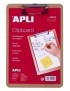 Carpeta Con Pinza Portablocs Apli Madera A5