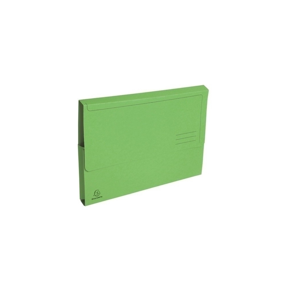 Subcarpeta Exacompta Forever (Bolsa Fuelle 32Mm) 290G A4 Verde Paquete De 10