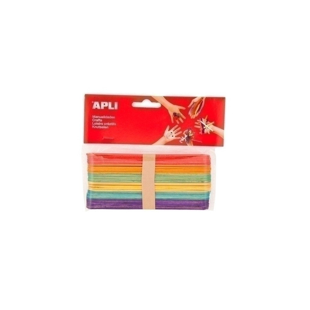 Palillos Planos Madera 15Cm. B/40