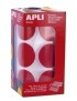 Gomets Apli (17863) Redondo Ø33 Rojo