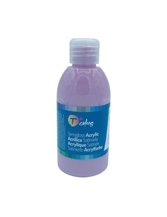 Pintura Acrilica Tcolors 250 Ml (Botella) Rosa