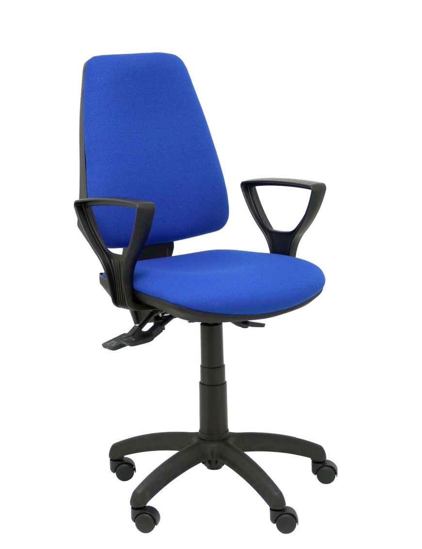 Silla Elche S bali color azul brazos fijos