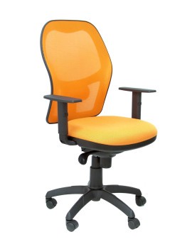 Silla Jorquera malla naranja asiento bali naranja