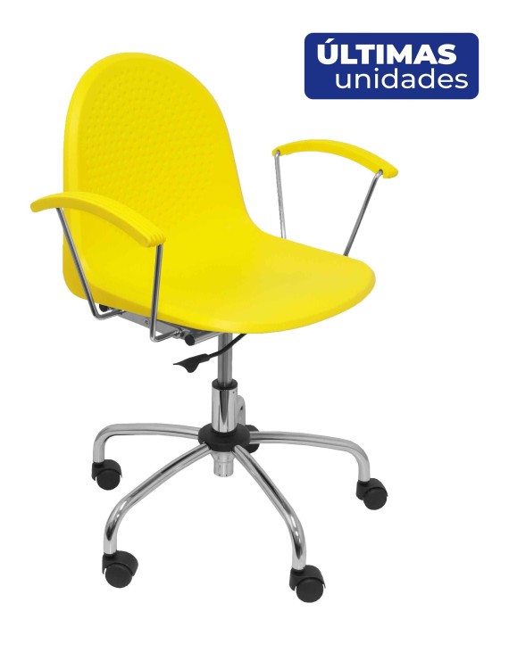 Silla Ves giratoria color amarillo