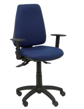 Silla Elche S bali azul marino brazos regulables