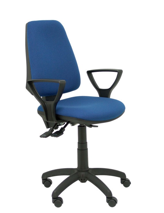 Silla Elche S bali azul marino brazos fijos