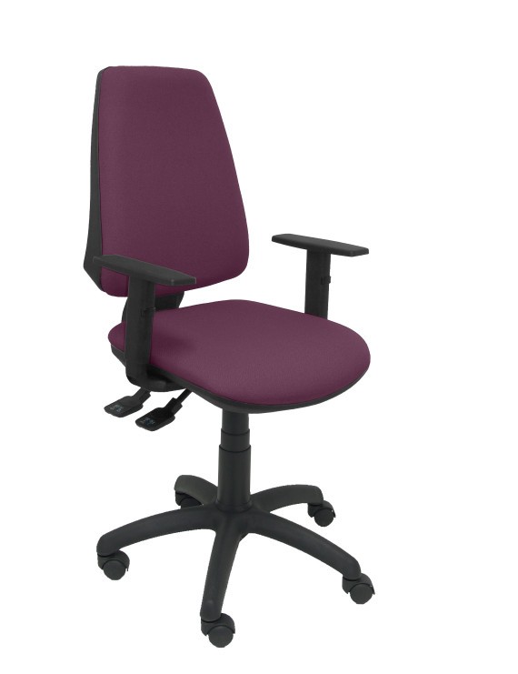 Silla Elche S bali morado brazos regulables