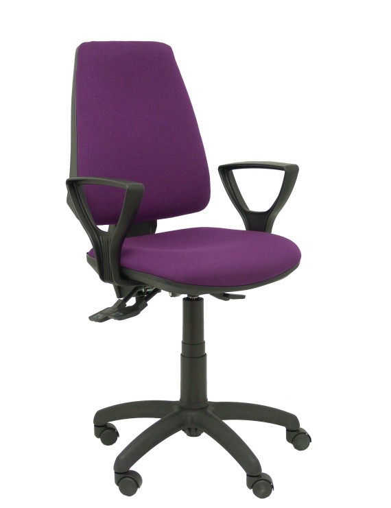 Silla Elche S bali morado brazos fijos