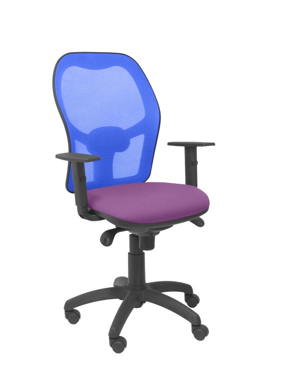 Silla Jorquera malla azul asiento bali lila