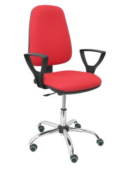 Silla Sierra CP bali rojo brazos fijos