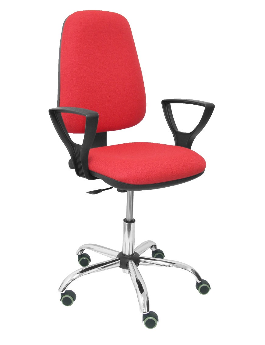 Silla Sierra CP bali rojo brazos fijos