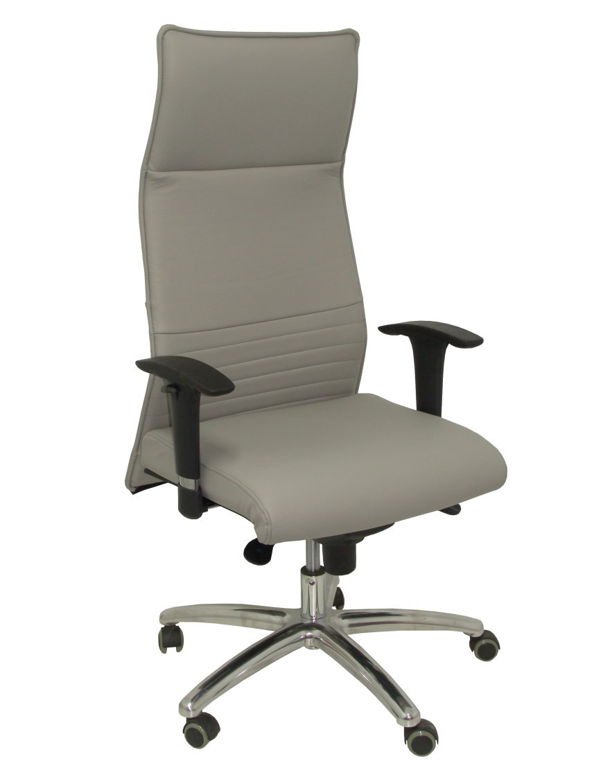 Sillón Albacete XL similpiel gris hasta 160kg