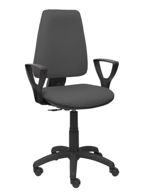 Silla Elche CP bali gris oscuro brazos fijos