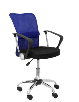 Silla infantil Cardenete respaldo malla azul asiento negro