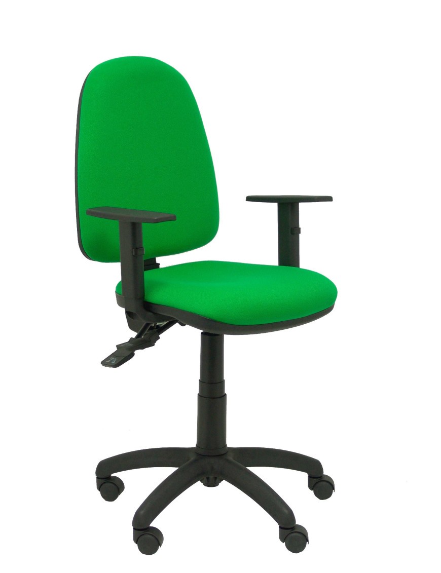 Silla Tribaldos verde con brazos regulables