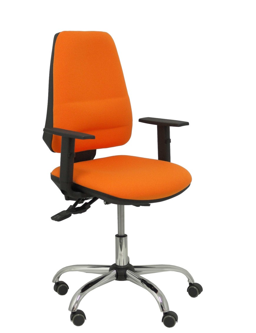 Silla Elche S 24 horas bali naranja con refuerzo lumbar