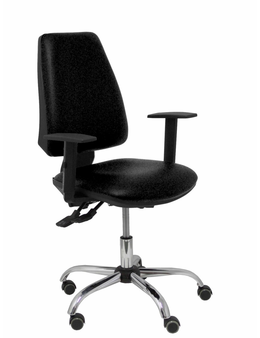 Silla Elche S 24 horas similpiel negro