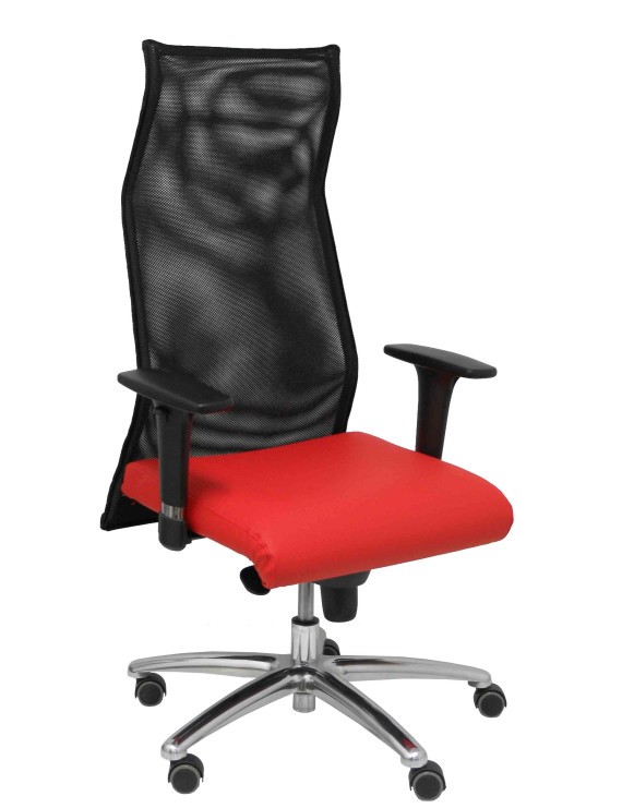 Sillon Sahuco similpiel rojo