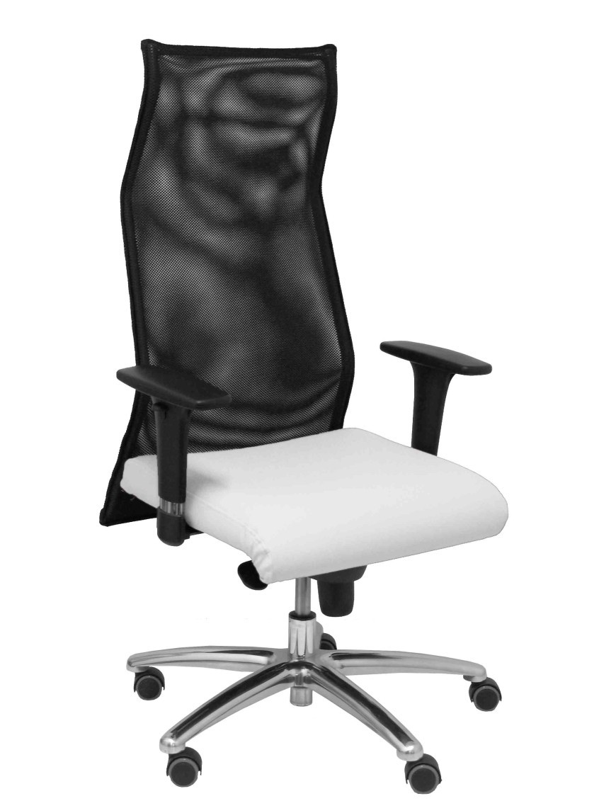 Sillon Sahuco similpiel blanco