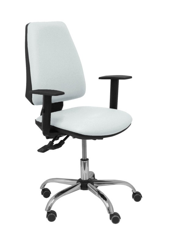 Silla Elche S 24 horas similpiel blanco