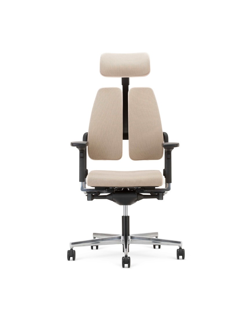 Silla Xilium Duo traslak X-move beige brazo 4D cabecero beige