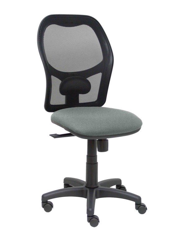 Silla Alocén malla negra asiento bali gris