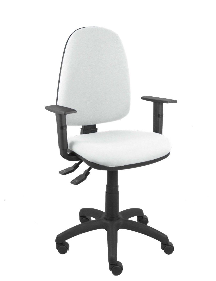 Silla Ayna S bali blanco con brazos regulables