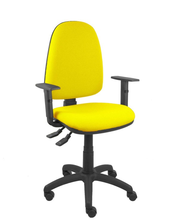 Silla Ayna S bali amarillo con brazos regulables