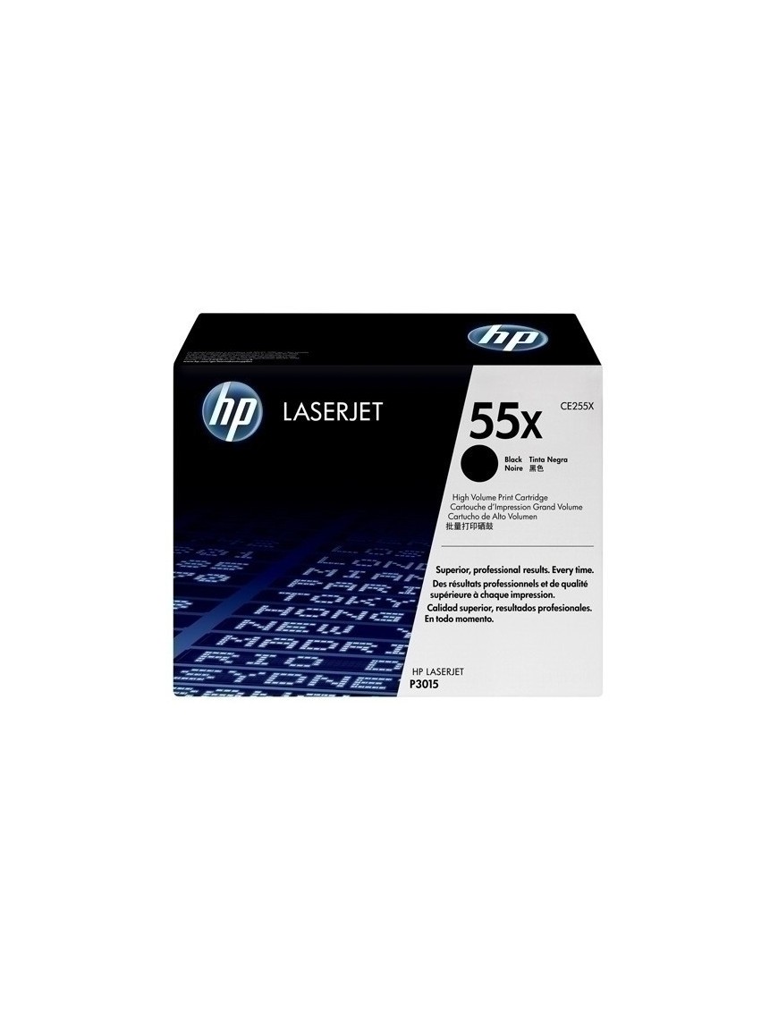 Toner Hp Ce255X Nº55X Lj P3011 Negro Envio Gatis en 24H