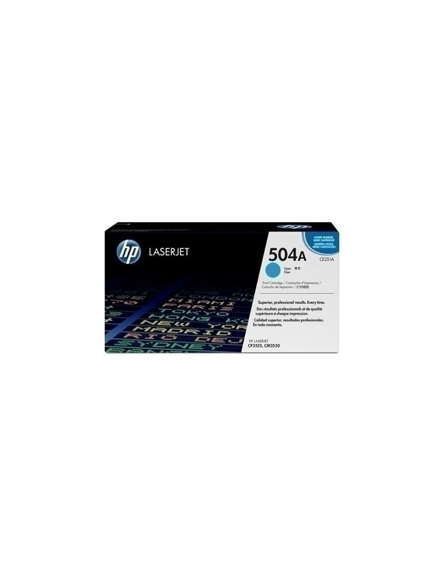 Toner Hp Ce251A Nº504A Lj Cp3525  Cian Envio Gatis en 24H