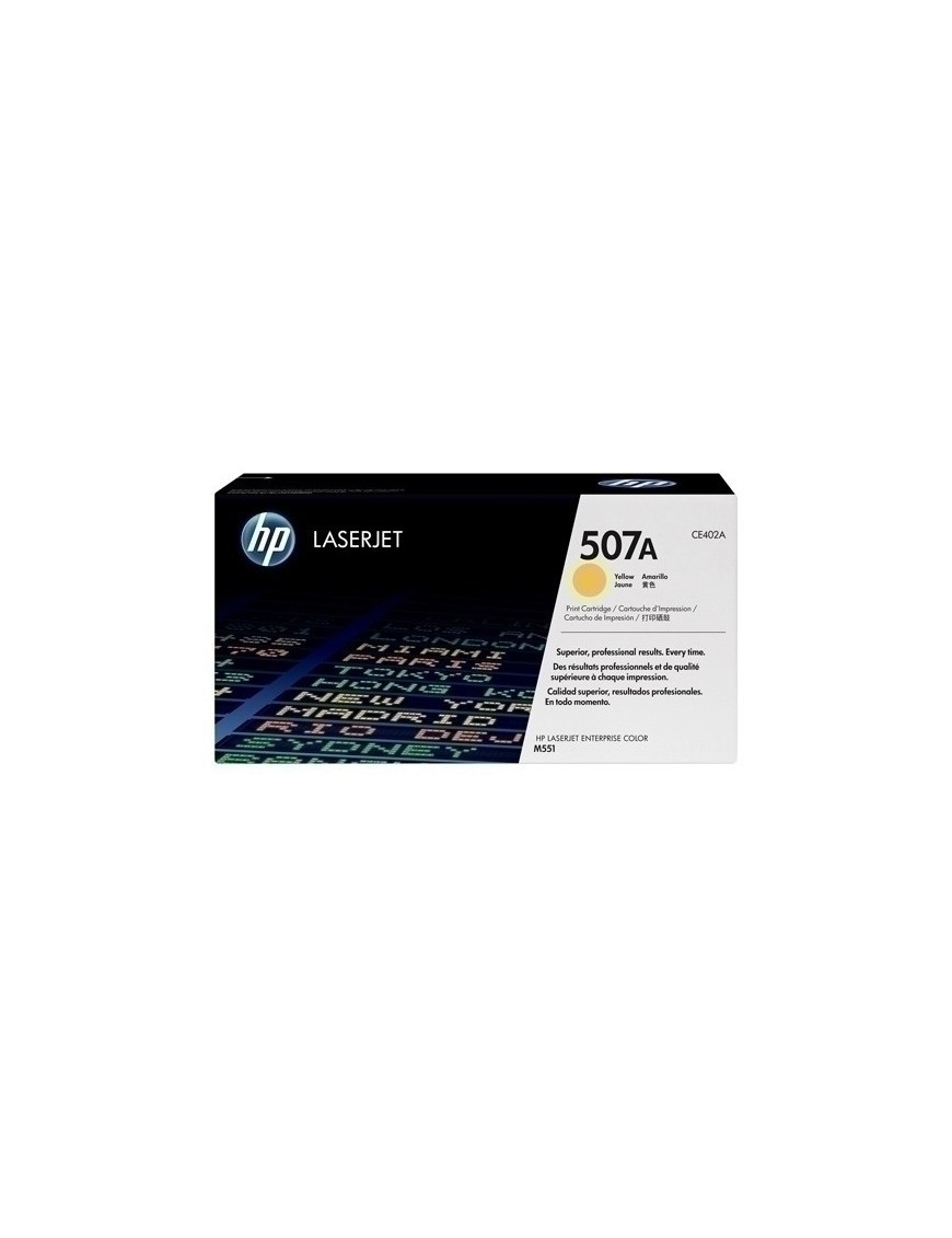 Toner Hp Ce402A Nº507A Amarillo Envio Gatis en 24H