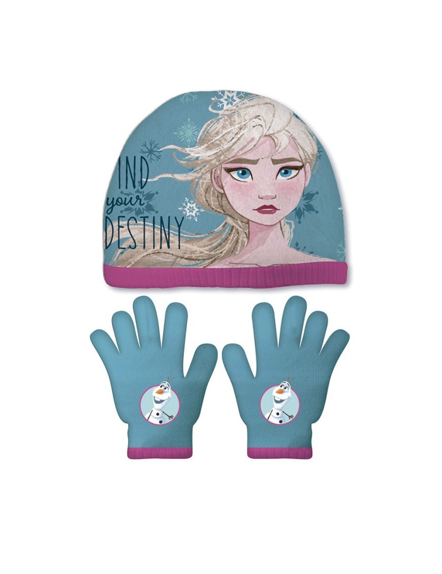 SET GORRO/GUANTES INFANTIL 51/54 FROZEN II "MEMORIES"