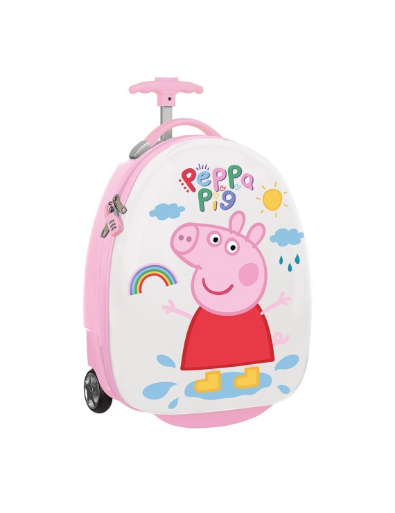 TROLLEY INFANTIL 16" PEPPA PIG "ICE CREAM"