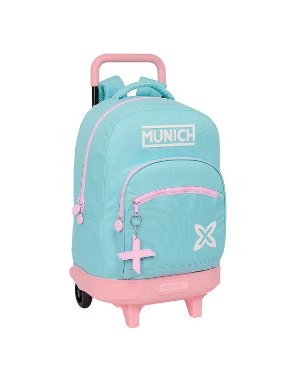 MOCHILA GDE. C/RUEDAS COMPACT EXTRAIBLE MUNICH "HEAVEN"